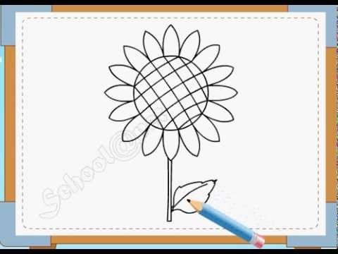 Kho tài nguyên quý: Video hướng dẫn trẻ vẽ hoa hướng dương